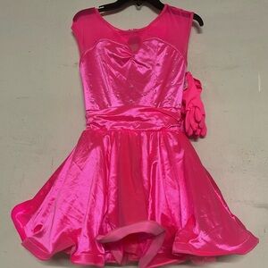 Weissman Shimmering Pink Dance Costume